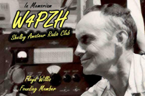 Floyd Willis founding member of Shelby Amateur Radio Club